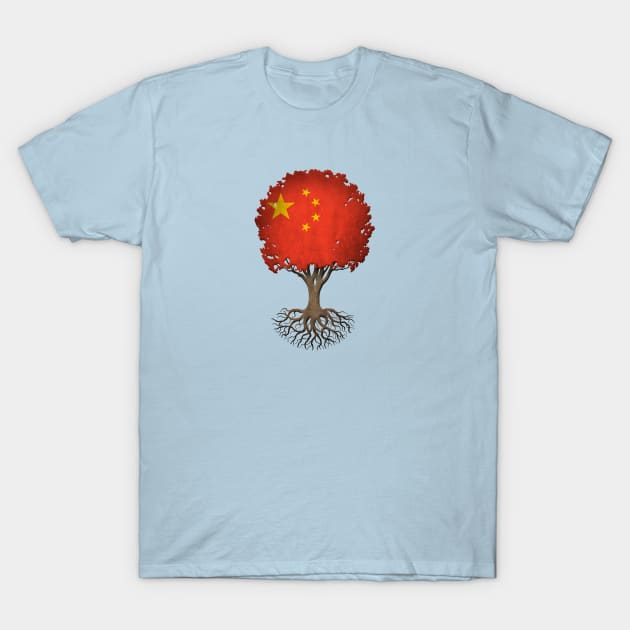 Tree of Life with Chinese Flag T-Shirt by jeffbartels